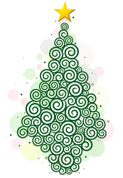 Kerstboom ontwerp — Stockfoto