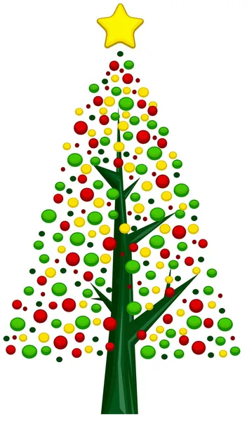 Projeto de árvore de Natal — Fotografia de Stock