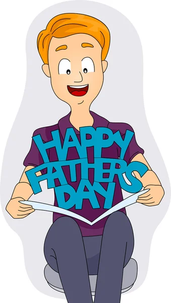 Κάρτα ημέρας του πατέρα — Φωτογραφία Αρχείου
