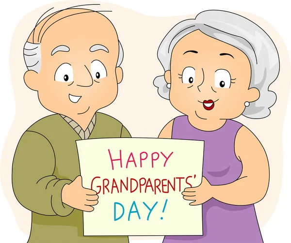 Dědečkovi a babičce — Stock fotografie
