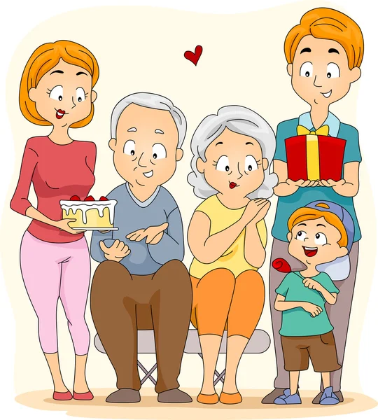 День дедушки и бабушки — стоковое фото