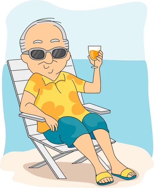 Pensioen vakantie — Stockfoto