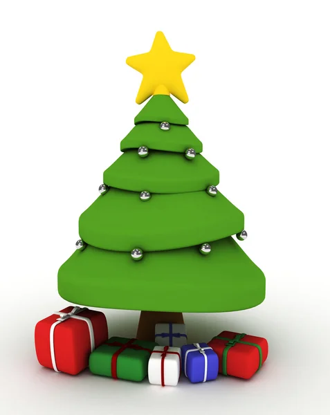 クリスマス ツリーの設計 — ストック写真