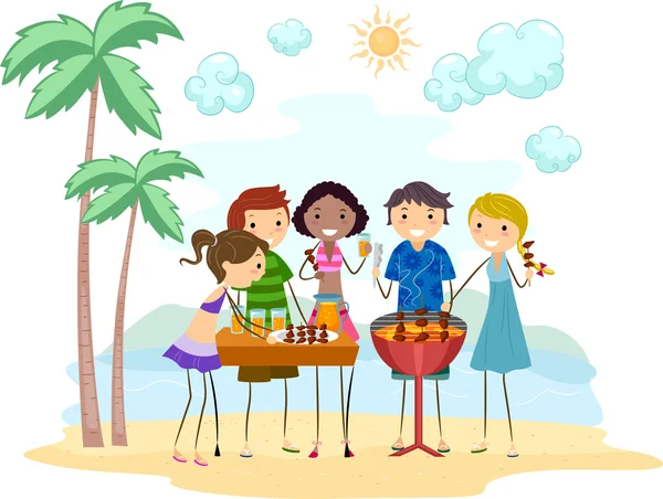 Barbecue Party — Stock Photo, Image