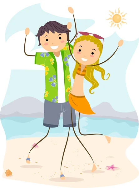 Summer Couple — Stock Photo, Image