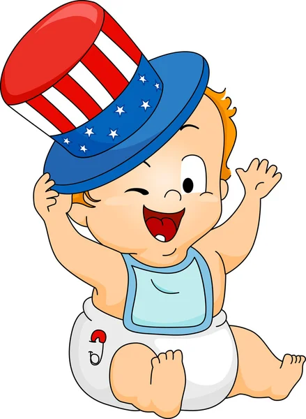 American Baby — Stock Photo, Image