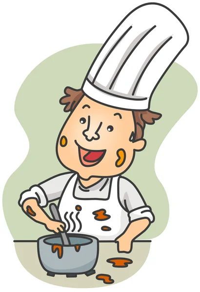 Dirty Chef — Stock Photo, Image