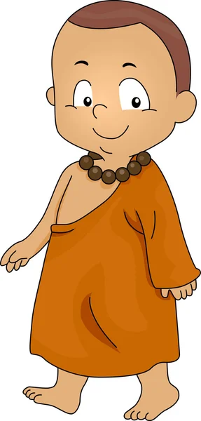 Mały mnich — Zdjęcie stockowe