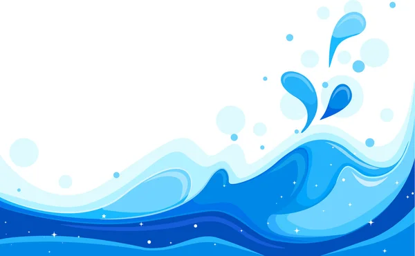 Blaue Meereswellen — Stockfoto