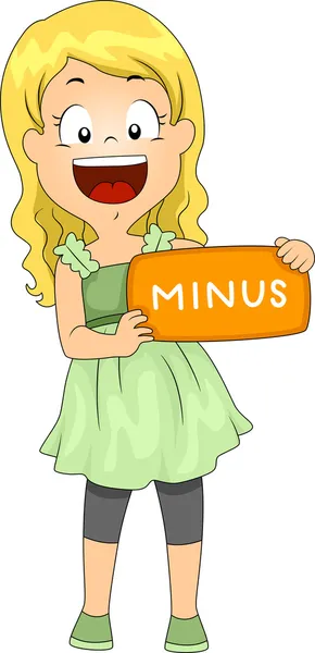 Minus Sign — Stock Photo, Image