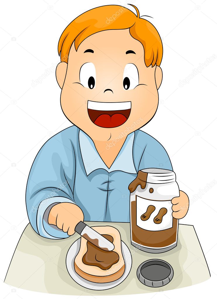 having breakfast clipart