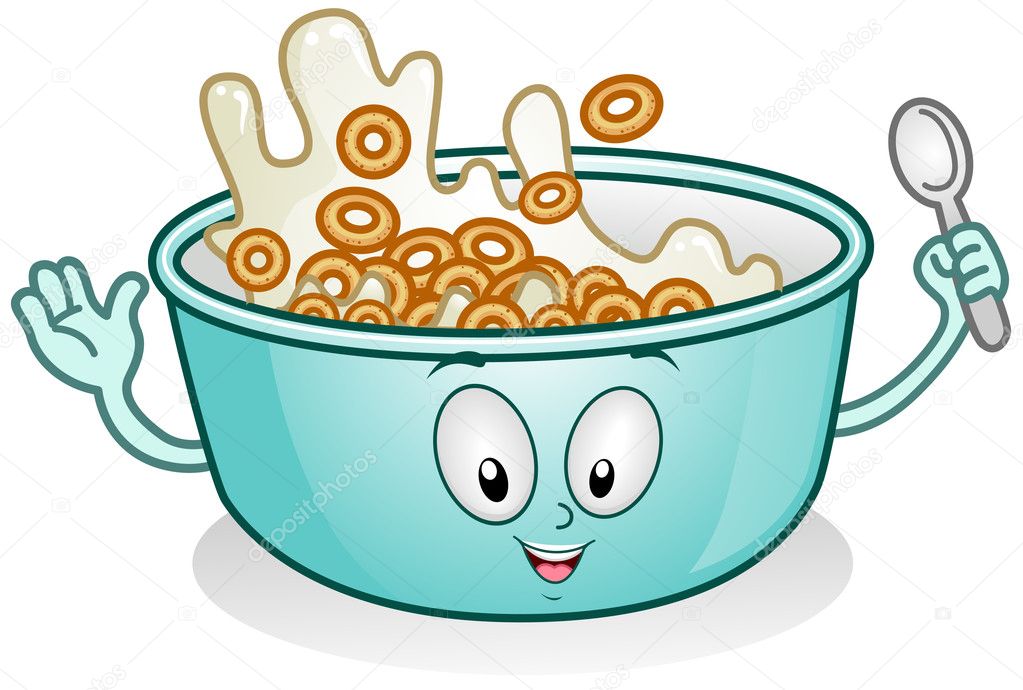 having breakfast clipart