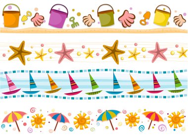 Beach Borders clipart