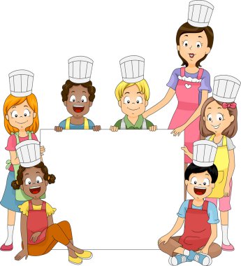 Cooking Club Banner clipart