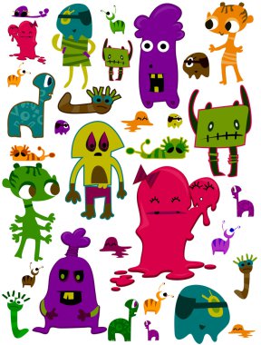 Monsters clipart