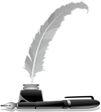 Fountain Pen and Ink clipart