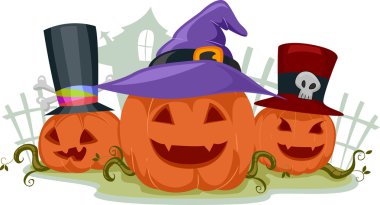 Halloween Hats clipart