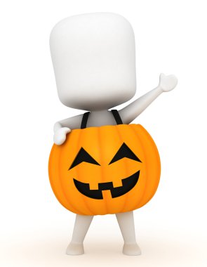 Pumpkin Costume clipart