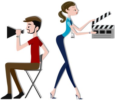 Film makers clipart