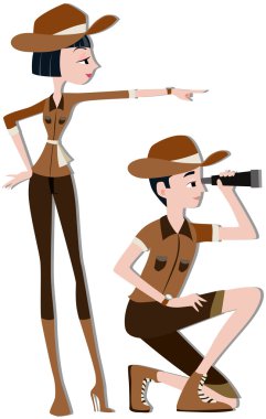 Forest Rangers clipart