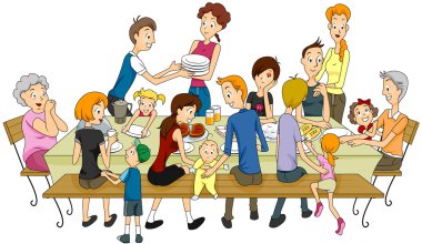 Family Reunion clipart