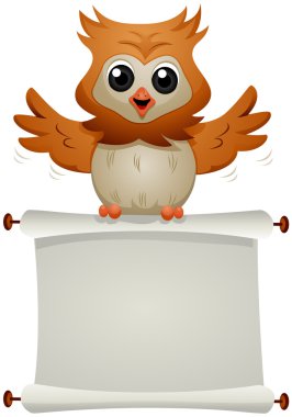 Message Owl clipart