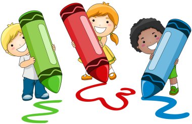 Crayons clipart