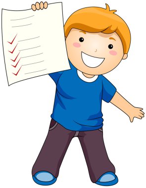 Test Paper clipart