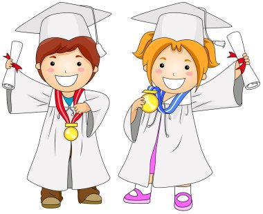 Graduates clipart