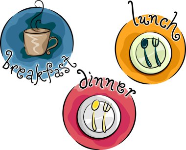 Meal Icons clipart