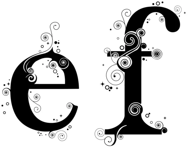 Αμπέλια γραμματοσειρά — Φωτογραφία Αρχείου