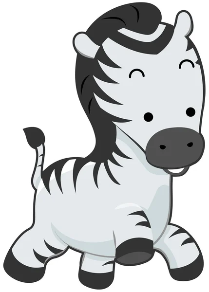 Aranyos zebra — Stock Fotó