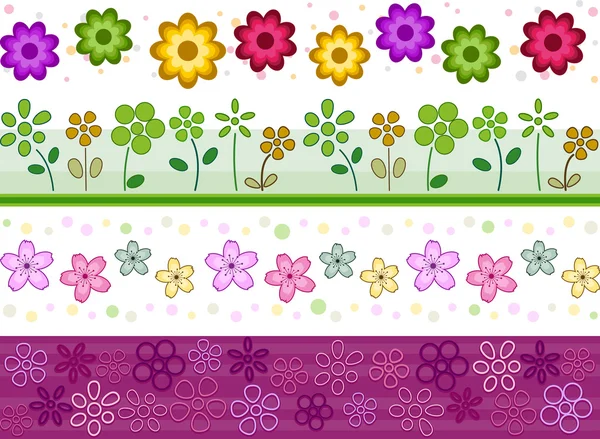 Florale Grenzen — Stockfoto
