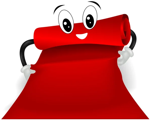 Piros színű CARPET — Stock Fotó