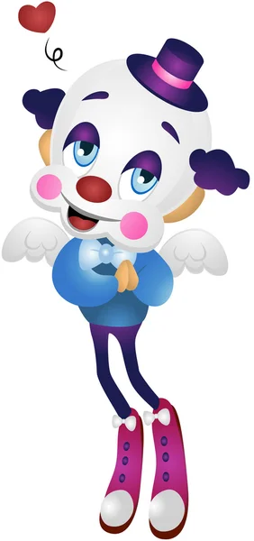 Clown cartone animato — Foto Stock