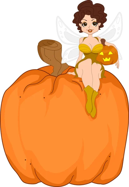 Pumpkin Fairy — Stock Photo, Image
