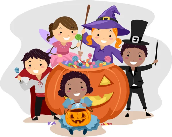 Halloween crianças — Fotografia de Stock