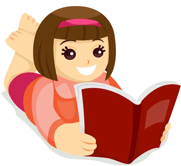 Детское чтение — стоковое фото