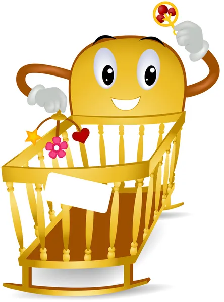 Baby Crib — Stock Photo, Image
