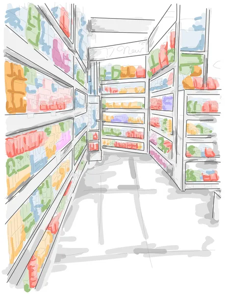 Tienda de comestibles — Foto de Stock