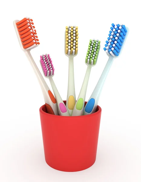 Suporte de escova de dentes — Fotografia de Stock