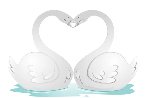 Love Swans — Stock Photo, Image