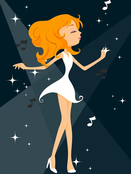 Dancing Girl — Stock Photo, Image