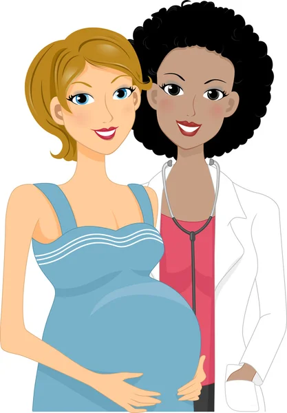Prenatale checkup — Stockfoto