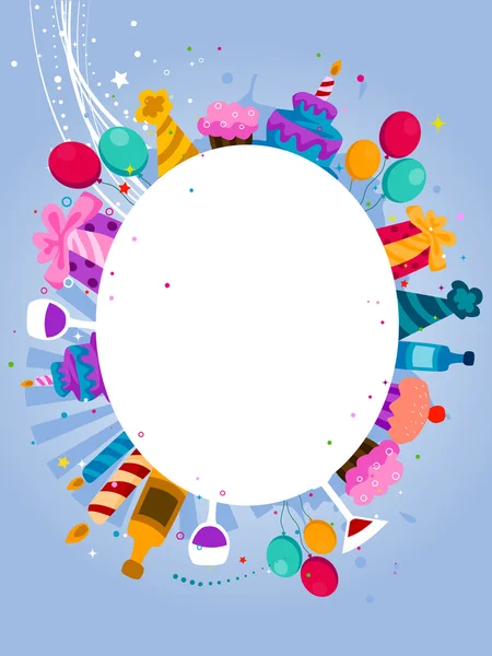 Birthday Flyer Design — Stock Photo, Image