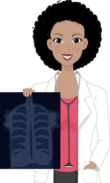 Chica de rayos X — Foto de Stock