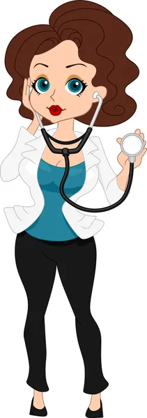 Pinup Doctor — Stock Photo, Image
