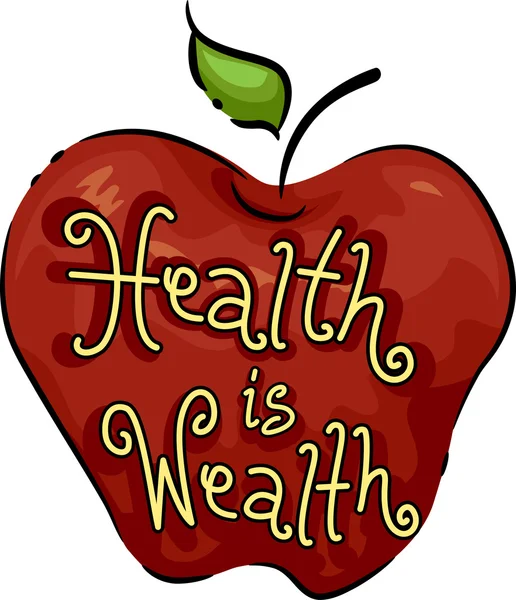 Zdrowie jest bogactwem — Zdjęcie stockowe