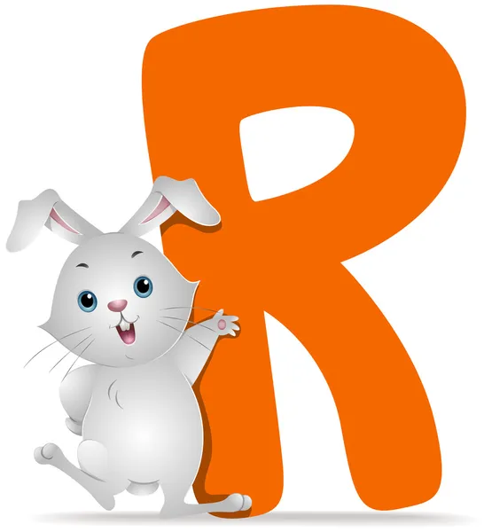 R para Conejo — Foto de Stock