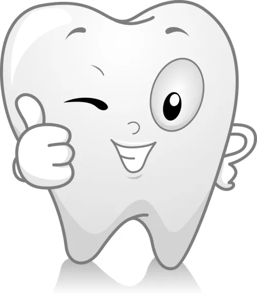 Tooth Thumbs Up — Stock Photo, Image